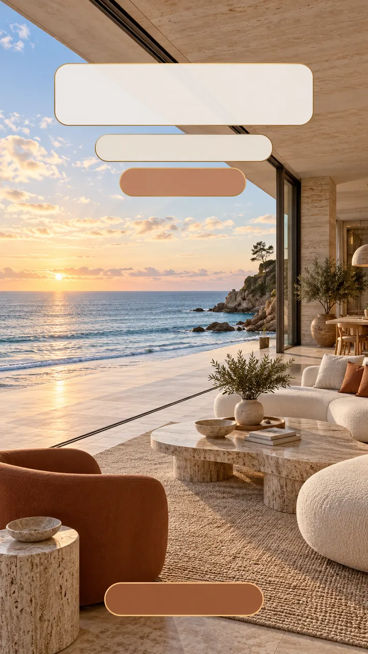 Beachfront Home story design template for real estate brands